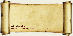 Danica Jaglikić vizit kartica